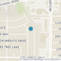 Map location of 7604 Val Verde Drive, Fort Worth, TX 76133