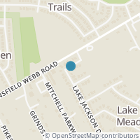 Map location of 6801 Lake Jackson Drive, Arlington, TX 76002