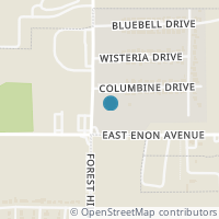 Map location of 112 N Forest Hill Drive, Everman, TX 76140