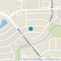 Map location of 1512 Willow Vale Drive, Fort Worth, TX 76134