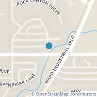 Map location of 906 Thistle Green Ln, Duncanville TX 75137