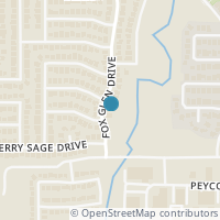 Map location of 6701 Fox Glen Drive, Arlington, TX 76001