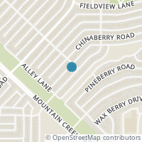 Map location of 9403 Timberbluff Rd, Dallas TX 75249