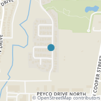 Map location of 2000 Brianna Lane, Arlington, TX 76001