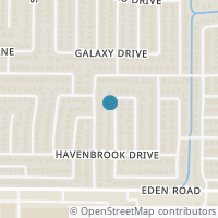 Map location of 6704 Clear Creek Drive, Arlington, TX 76001