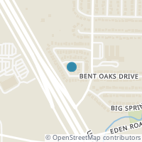Map location of 4311 Bent Oaks Drive, Arlington, TX 76001