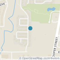 Map location of 6611 Forest Park Drive, Arlington, TX 76001