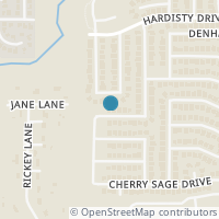 Map location of 2517 Early Bird Drive, Arlington, TX 76001