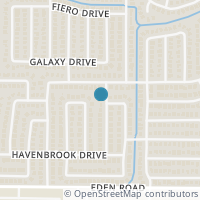 Map location of 6604 Stone Branch Drive, Arlington, TX 76001
