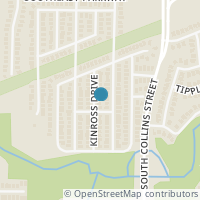 Map location of 6617 Kinross Drive, Arlington, TX 76002