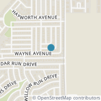 Map location of 1115 Wayne Avenue, Duncanville, TX 75137