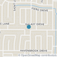 Map location of 6600 W Lynn Creek Drive, Arlington, TX 76001