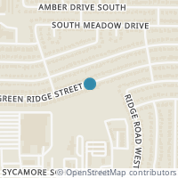 Map location of 3105 Green Ridge Street, Fort Worth, TX 76133