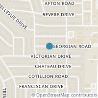 Map location of 221 Georgian Rd, Fort Worth TX 76134