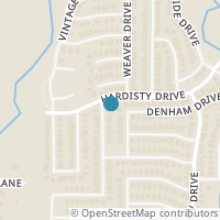 Map location of 6503 Fannin Farm Way, Arlington TX 76001