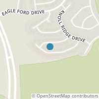 Map location of 8463 Creekbluff Drive, Dallas, TX 75249