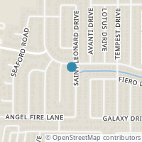 Map location of 6402 St Leonard Dr, Arlington TX 76001