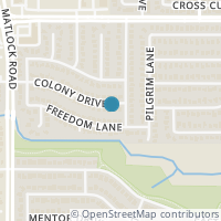 Map location of 306 Colony Dr, Arlington TX 76002