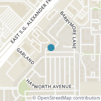 Map location of 922 Gaynor Avenue, Duncanville, TX 75137