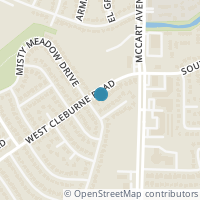 Map location of 6913 W Cleburne Road, Fort Worth, TX 76133