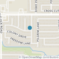 Map location of 6222 Minuteman Lane, Arlington, TX 76002