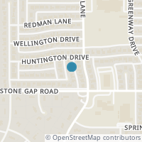 Map location of 910 Westminister Lane, Duncanville, TX 75137