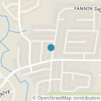 Map location of 6308 Fannin Drive, Arlington, TX 76001