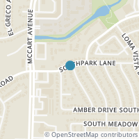 Map location of 6800 Westglen Drive, Fort Worth, TX 76133