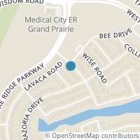 Map location of 2451 Blanco Drive, Grand Prairie, TX 75052
