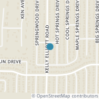 Map location of 6219 Kelly Elliott Road, Arlington, TX 76001
