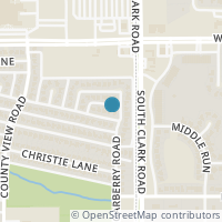 Map location of 7107 Elderberry Ln, Dallas TX 75249