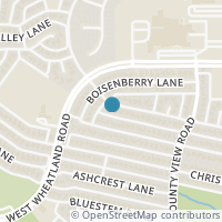 Map location of 7426 Elderberry Ln, Dallas TX 75249