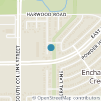 Map location of 6205 Parkmeadow Drive, Arlington, TX 76018