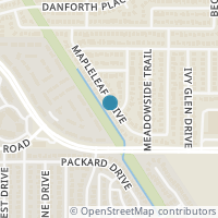 Map location of 6034 Maple Leaf Drive, Arlington, TX 76017