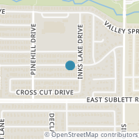 Map location of 526 Valley Mills Drive, Arlington, TX 76018