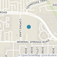 Map location of 1011 Mineral Springs Road, Arlington, TX 76001