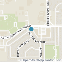 Map location of 403 Allen Ave, Duncanville TX 75137