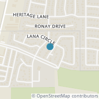 Map location of 7408 Lea Pl, Fort Worth TX 76140