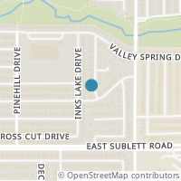 Map location of 6008 Rocky Point Drive, Arlington, TX 76018