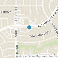 Map location of 4555 Altamesa Boulevard, Fort Worth, TX 76133