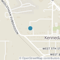 Map location of 304 Daleview Drive, Kennedale, TX 76060