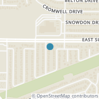 Map location of 6005 Harwood Crossing Drive, Arlington, TX 76018