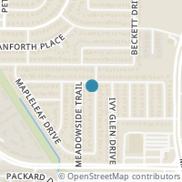 Map location of 6004 Fern Meadow Rd, Arlington TX 76017
