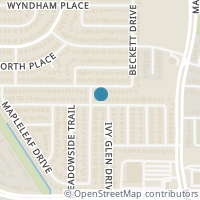 Map location of 815 Meadowdale Road, Arlington, TX 76017