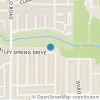 Map location of 739 Valley Spring Dr, Arlington TX 76018
