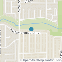 Map location of 719 Valley Spring Dr, Arlington TX 76018