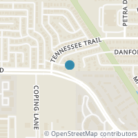 Map location of 1008 Brenner Court, Arlington, TX 76017