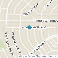 Map location of 5009 Winesanker Way, Fort Worth, TX 76133
