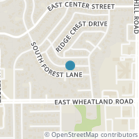 Map location of 735 S Forest Lane, Duncanville, TX 75116