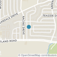 Map location of 8027 Silverdale Drive, Dallas, TX 75232